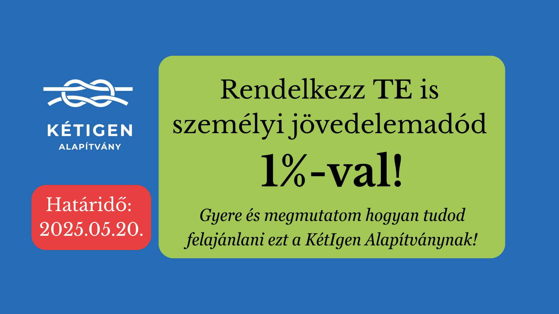 Már csak 20 nap van hátra